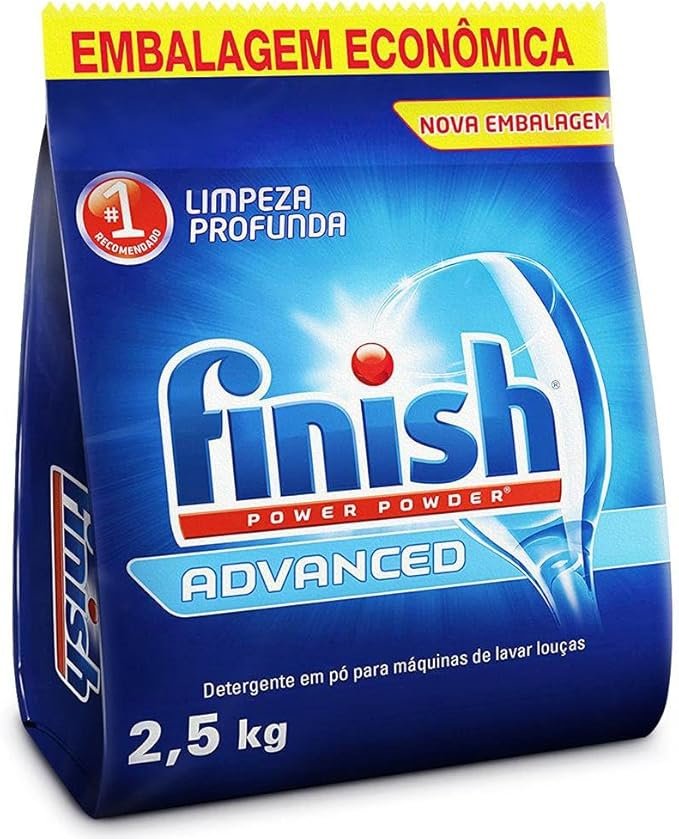 Finish Detergente para Lava-Louças em Pó 2,5 kg (Finish Advanced)
