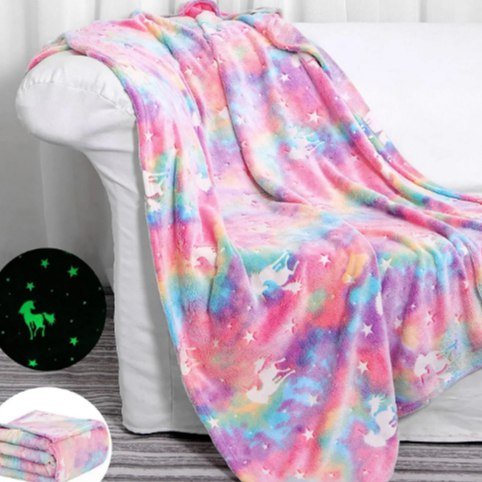 ️ Cobertor Manta Infantil Casal 2,00x1,80Mt Brilha no Escuro