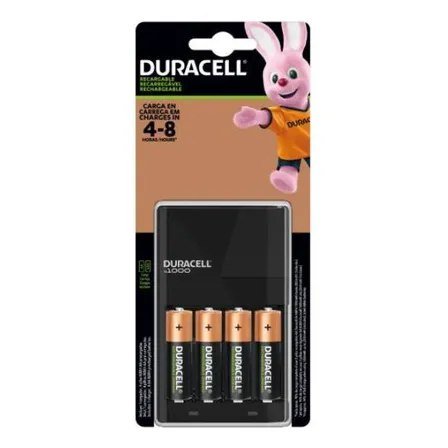 ️ Carregador De Pilhas Recarregáveis Duracell Aa/aaa
